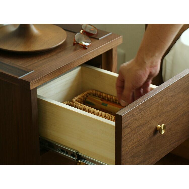 サイドチェスト Cornice（コーニス） ウォールナット サイドテーブル