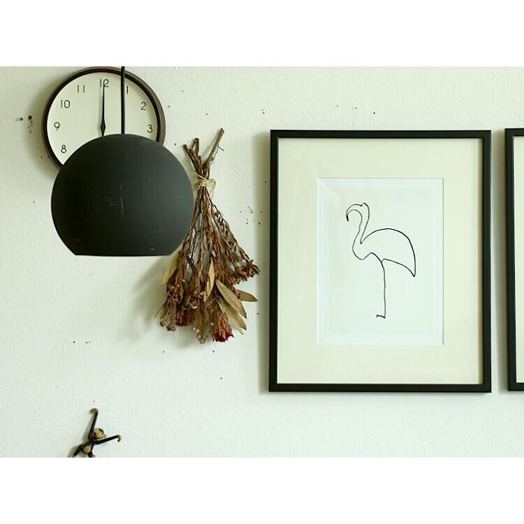 パブロ・ピカソ アートフレーム (フラミンゴ) 複製画 ポスター 絵画