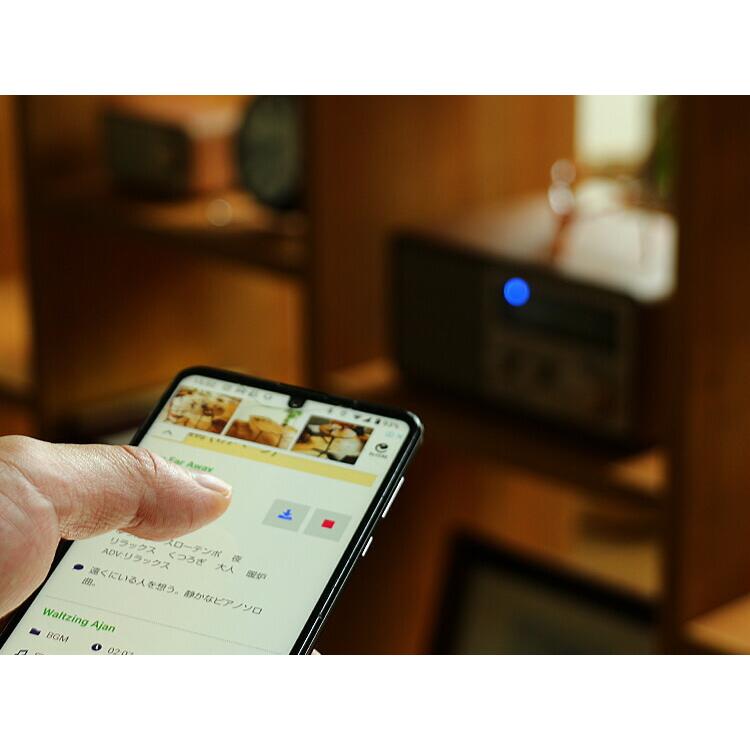 Sangean（サンジーン）　WR-302 FM/AMラジオ・Bluetoothスピーカー Sangean WR-302 FM AM ラジオ Bluetoothスピーカー スピーカー Bluetooth ウォールナット AM Bluetoothスピーカー FM ウォールナット Sangean サンジーン WR ラジオ スピーカー Bluetooth × チェリー