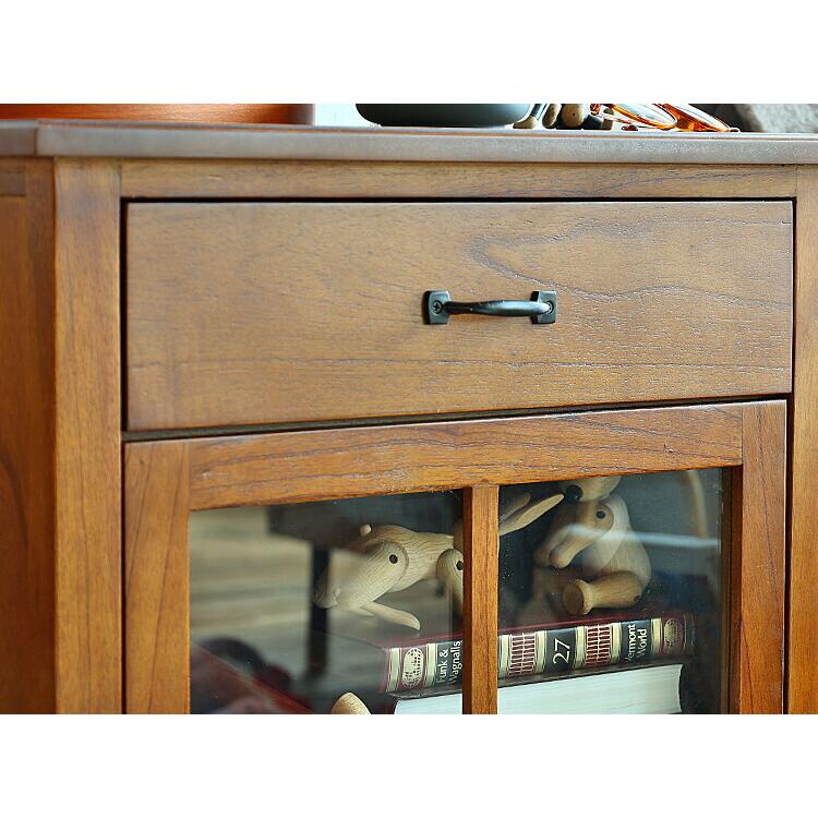 幅60cmガラスキャビネット Garba（ガルバ）チェスト キャビネット