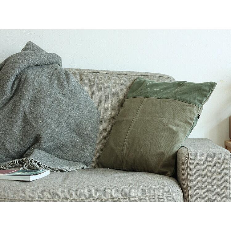 BasShu（バッシュ） クッションカバー Denison（デニソン） クッション