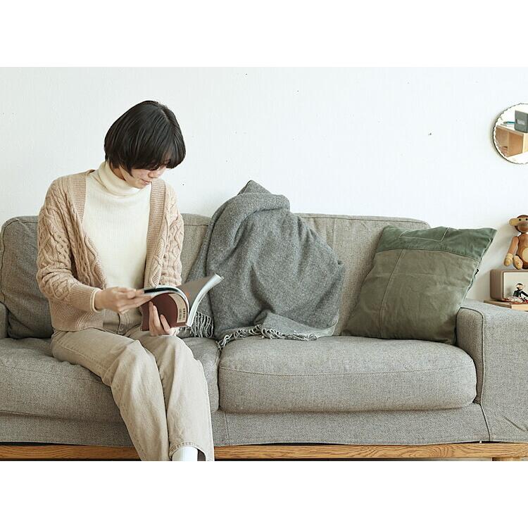 BasShu（バッシュ） クッションカバー Denison（デニソン） クッション