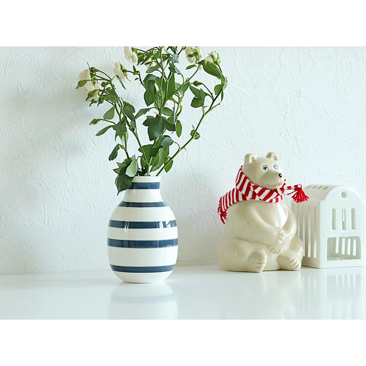 Kahler(ケーラー) オマジオ フラワーベース／高さ12.5cm Omaggio 花瓶