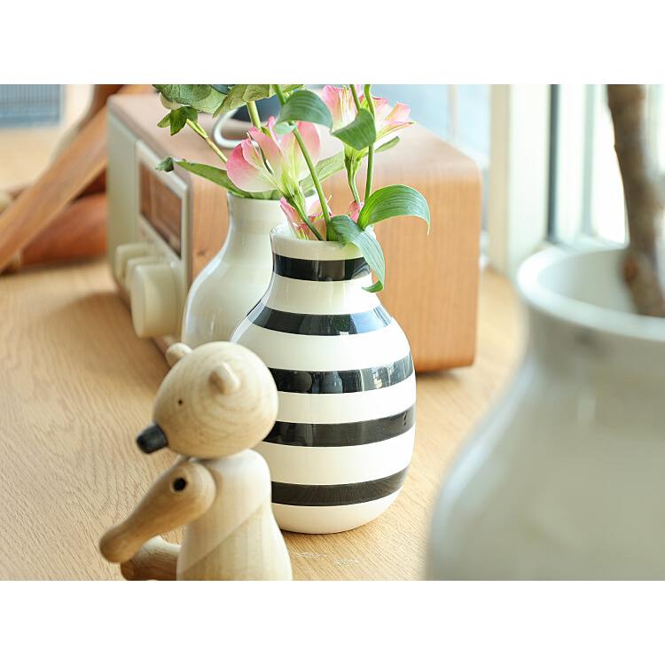 Kahler(ケーラー) オマジオ フラワーベース／高さ12.5cm Omaggio 花瓶