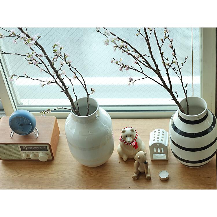 Kahler(ケーラー) オマジオ フラワーベース／高さ31cm Omaggio 花瓶