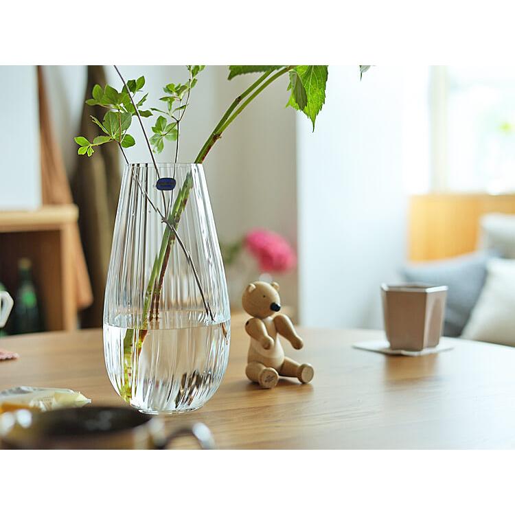 BOHEMIA CRISTAL フラワーベース ウォーターフォール 高さ24.5cm 花瓶
