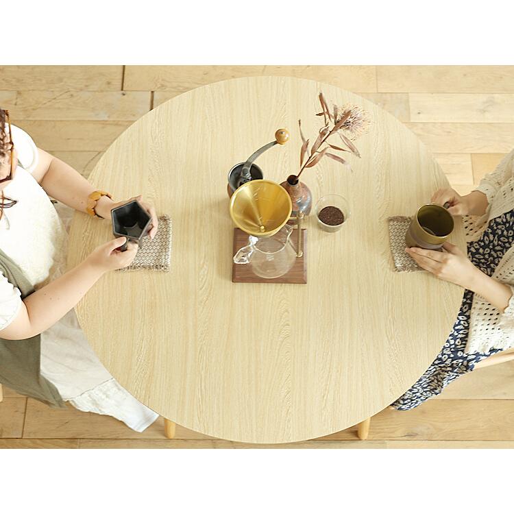 ダイニングテーブル 円形 テーブル 丸テーブル 円形テーブル テーブル 丸 丸型 机 【ナガノ】 食卓
