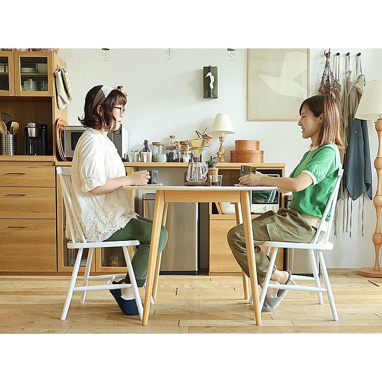 円形ダイニングテーブル Enkel(アンクル) ホワイト ダイニングテーブル