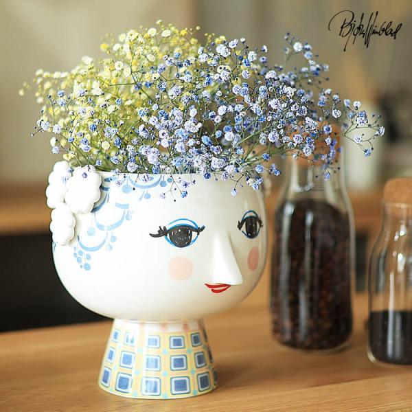 【新品未使用】北欧 Eva フラワーポット ビヨン・ヴィンブラッド 花瓶 Bjorn Wiinblad（ビヨン・ヴィンブラッド） EVA フラワーポット