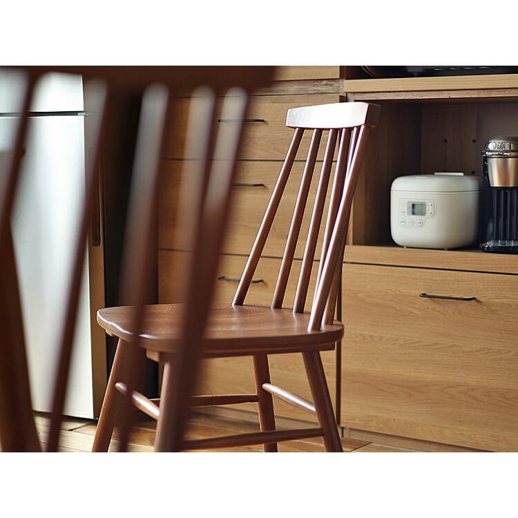 ダイニングチェア2脚セット Rizn（リズン）ブラウンタイプ ダイニング