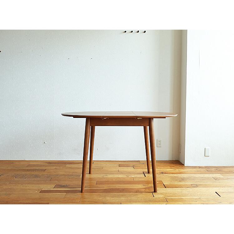 Rizn 伸長式ダイニングテーブル 楽天市場】円形 伸長式ダイニングテーブル Rizn(リズン) ナチュラル