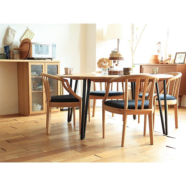 円形ダイニングテーブル ilum(イルム) 120cmタイプ ダイニングテーブル