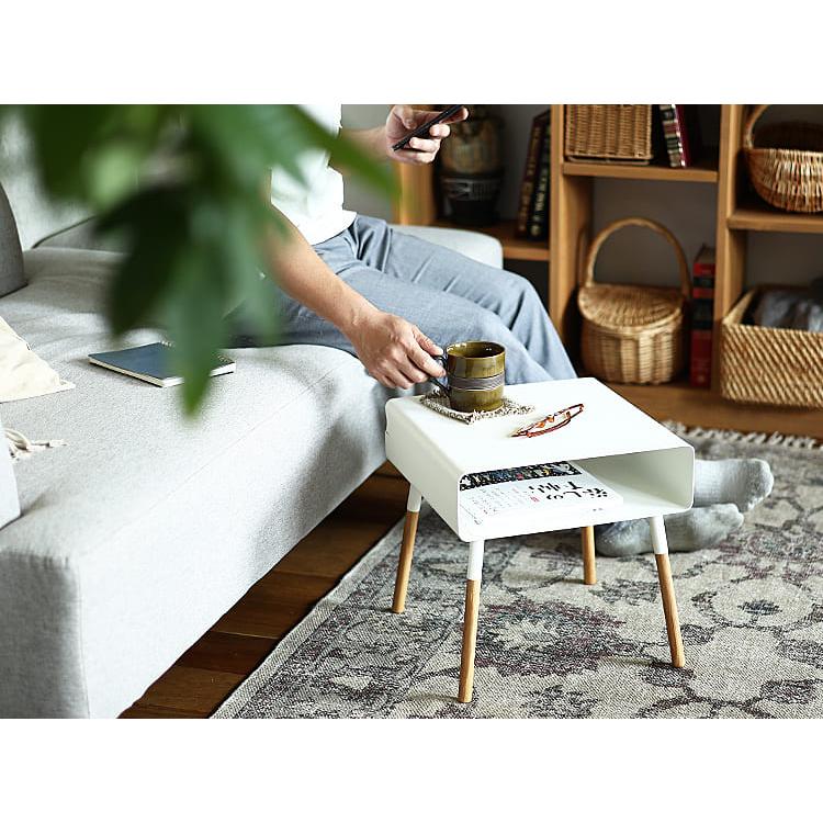 山崎実業 ローサイドテーブル PLAIN（プレーン） サイドテーブル