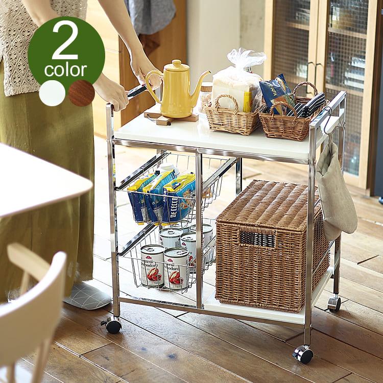 キッチンワゴン finel（ファインネル）幅60cm キッチンワゴン
