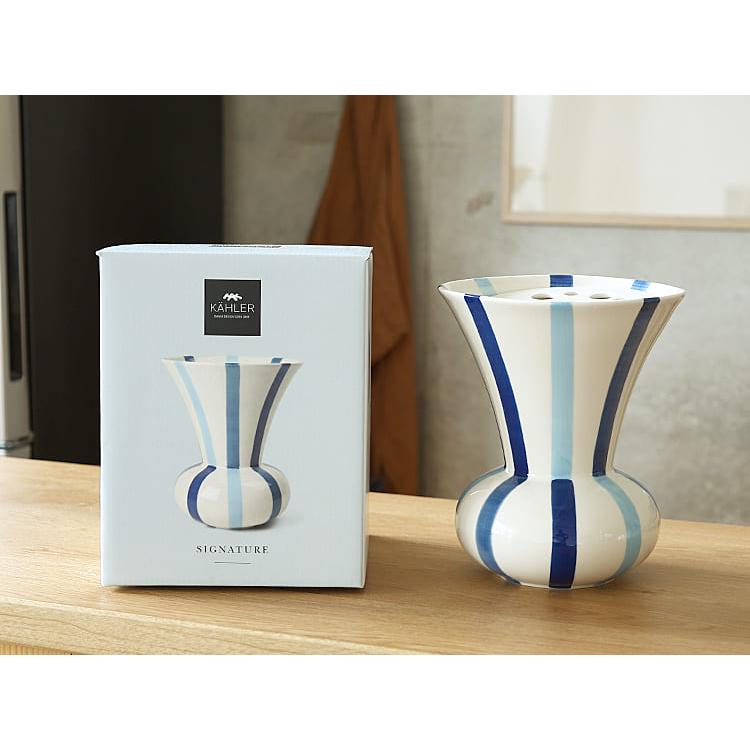 Kahler（ケーラー） SIGNATUREベース（ブルー）／高さ20cm Kahler