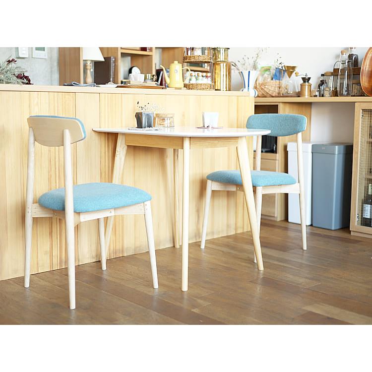 美品✨カフェテーブル ダイニングテーブル 半円 半円形カフェテーブル Marron(マロン) カフェテーブル ダイニング