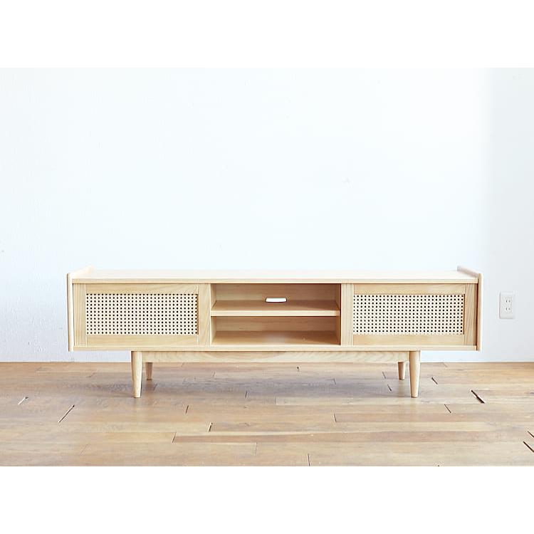 超人気！【幅150cm】テレビ台 ローボード テレビボード ラタンNATURAL Amazon｜テレビ台 ローボード ラタン調 北欧 おしゃれ 幅150cm/180cm