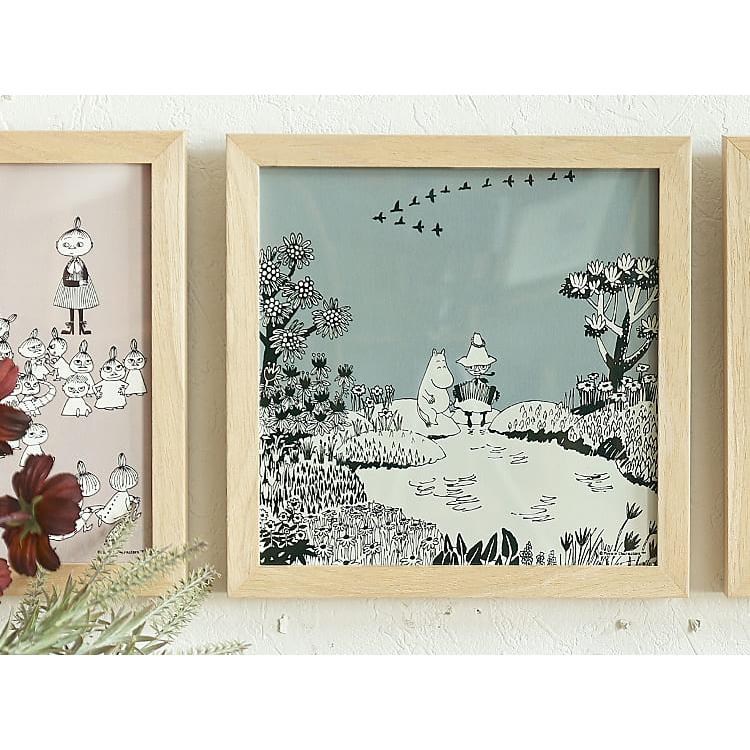 アートポスター MOOMIN MIZUBENOFUTARI（水辺のふたり）インテリア 絵