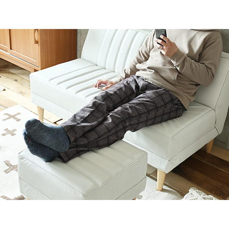 国産 ベンチソファー DAY2(デイツー) アイボリー カラー2人掛け 2人