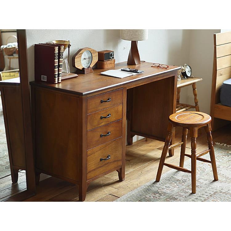 デスク Garba（ガルバ）デスク 机 アンティーク 天然木 引き出し 収納