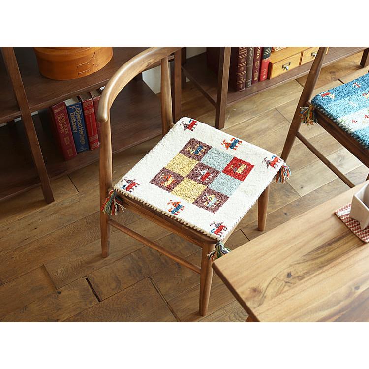 チェアパッド gabbeh（ギャッベ） チェアーマット チェアーパッド