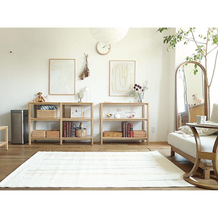 オープンシェルフ form（フォーム）ナチュラル 90cm オープンシェルフ