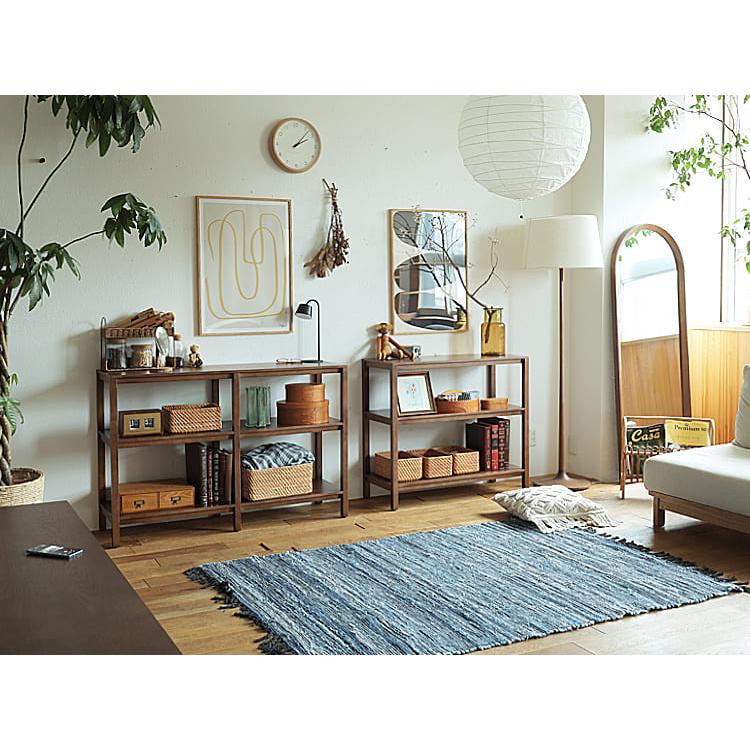 オープンシェルフ form（フォーム）ブラウン 120cm オープンシェルフ