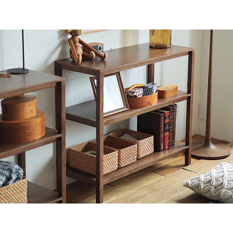 オープンシェルフ form（フォーム）ブラウン 90cm オープンシェルフ 