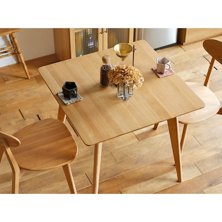 ダイニング3点セット RIVER（リバー）幅80cmタイプ ダイニングセット