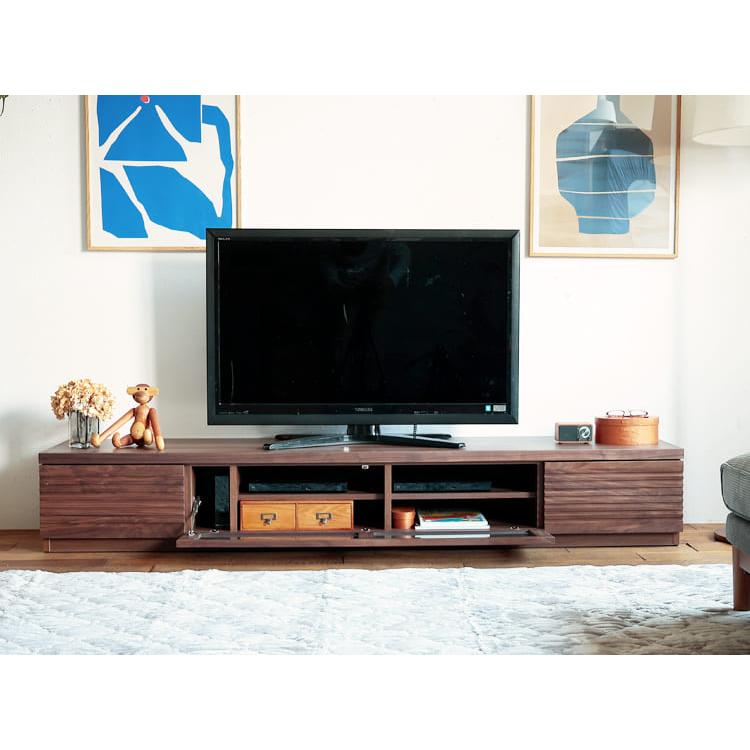 テレビボード ROOD（ルード）幅200cm ウォールナットタイプ テレビ台