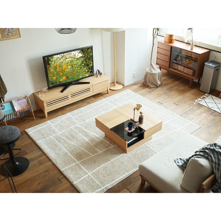 テレビ台 ローボード 150cm LEON 日本製 木製 北欧風 ガラス扉 国産 テレビボード LENO（レノ）150cmタイプ テレビ台 150cm 150
