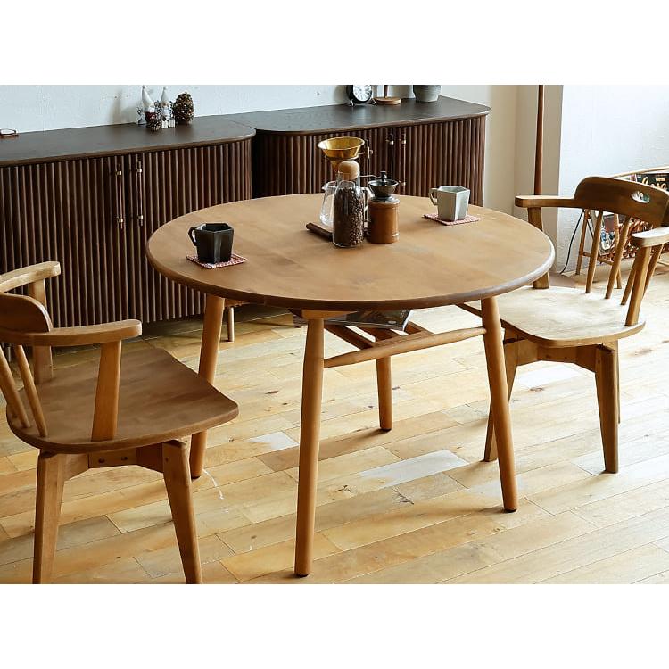 円形ダイニングテーブル Logie（ロジー）105cmタイプ ダイニング
