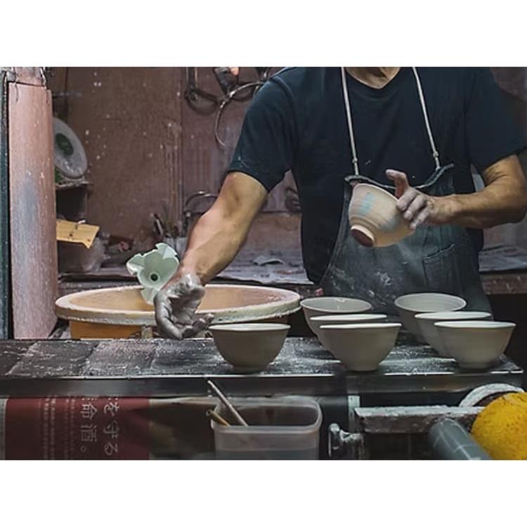 フラワーベース かしわ窯 triangle and bird かしわ窯 フラワーベース