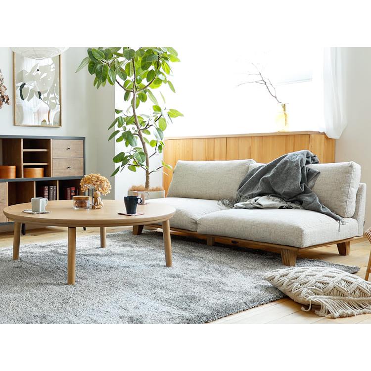 3人掛けローソファ DELKA（デルカ） ソファー sofa 3人掛け 2人掛け