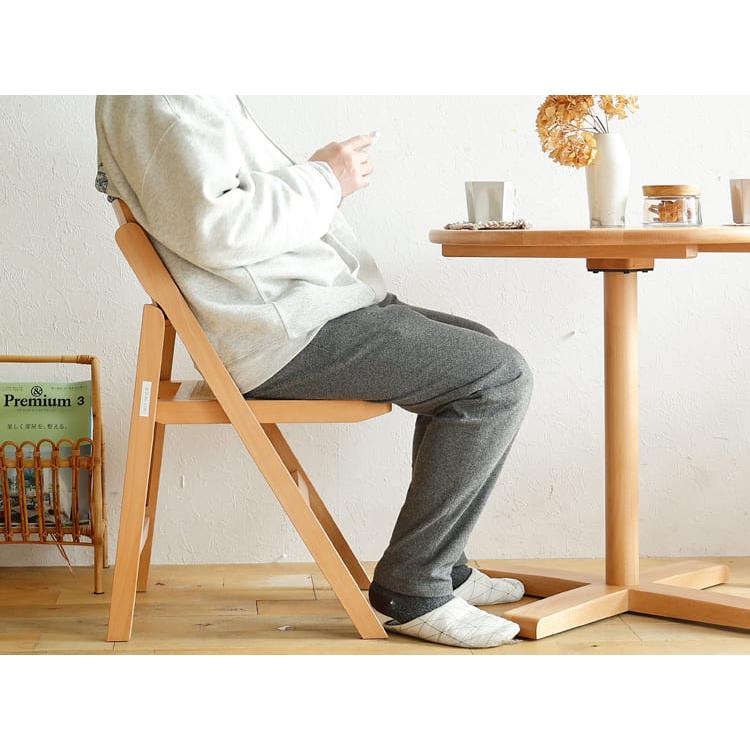 円形カフェテーブル Self（セルフ） 円形ダイニングテーブル 70cm