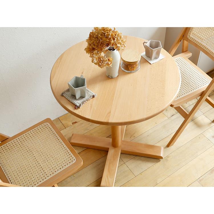 円形カフェテーブル Self（セルフ） 円形ダイニングテーブル 70cm