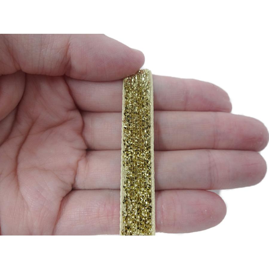 No 304ラメブレード 手芸用 金 ゴールド 幅1cm 長さ3ｍ巻き 304 キラリ手芸部 通販 Yahoo ショッピング