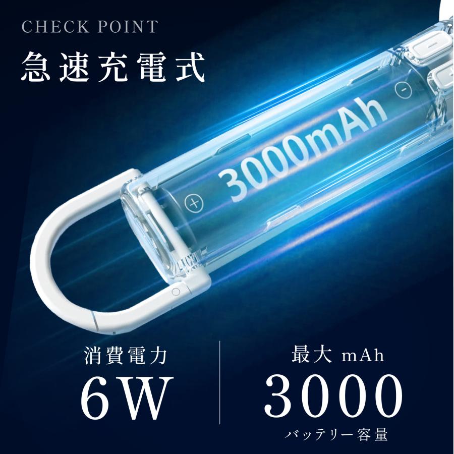 ハンディファン 真夏SALE 爆買 1-100段階風量調節 大風量 usb充電式