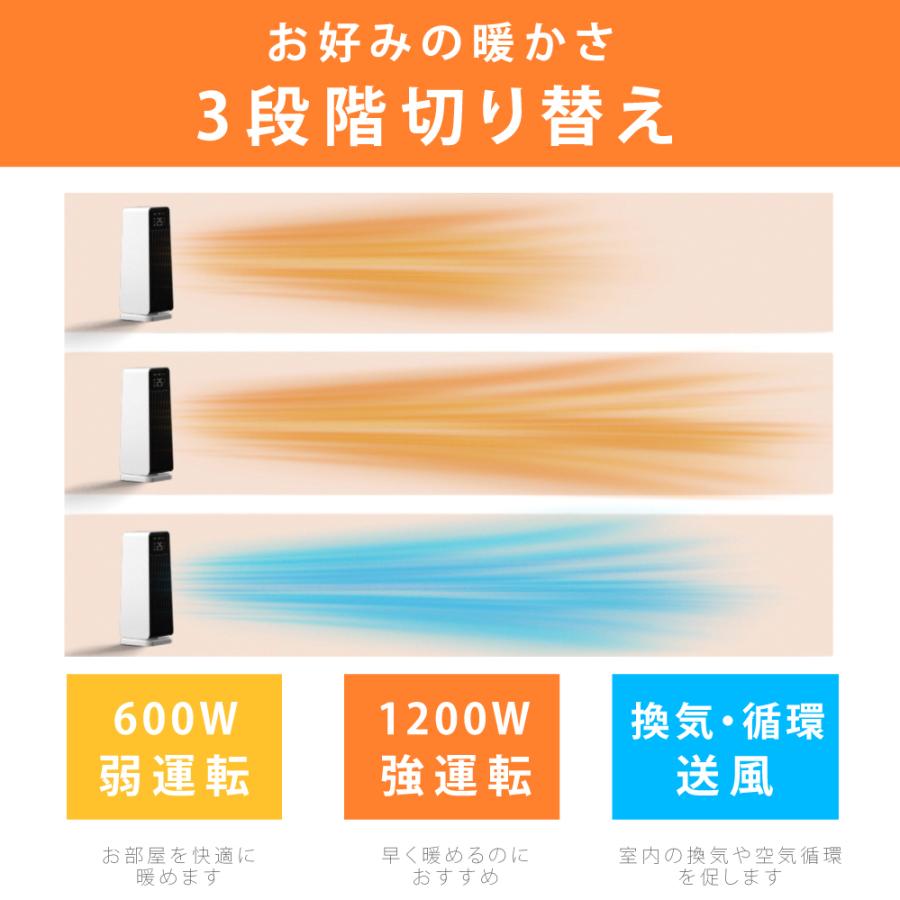 ヒーター セラミックファンヒーター 電気ストーブ 送風 速暖