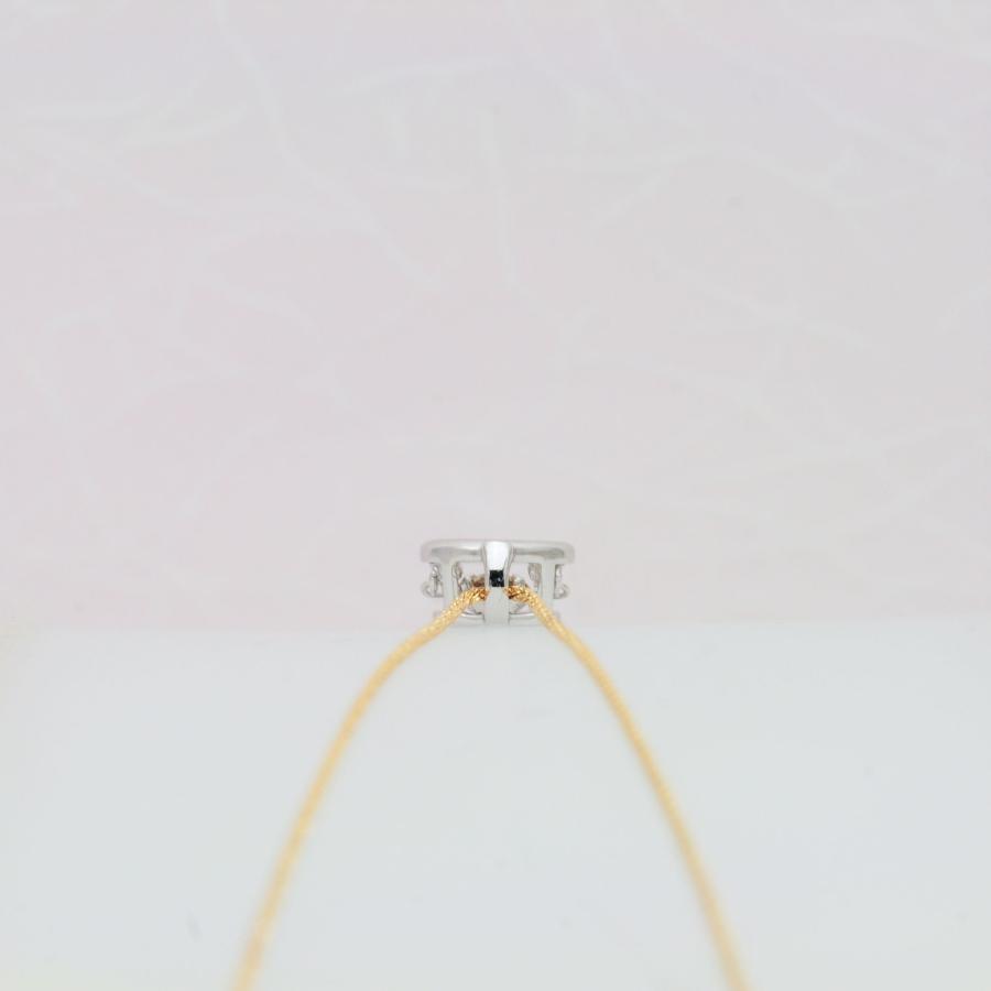 ダンシングストーン  ペンダント 【クロスフォーダイヤモンド】0.214カラット　正規品　 K18ネックレス　天然ダイヤモンド |  | 04