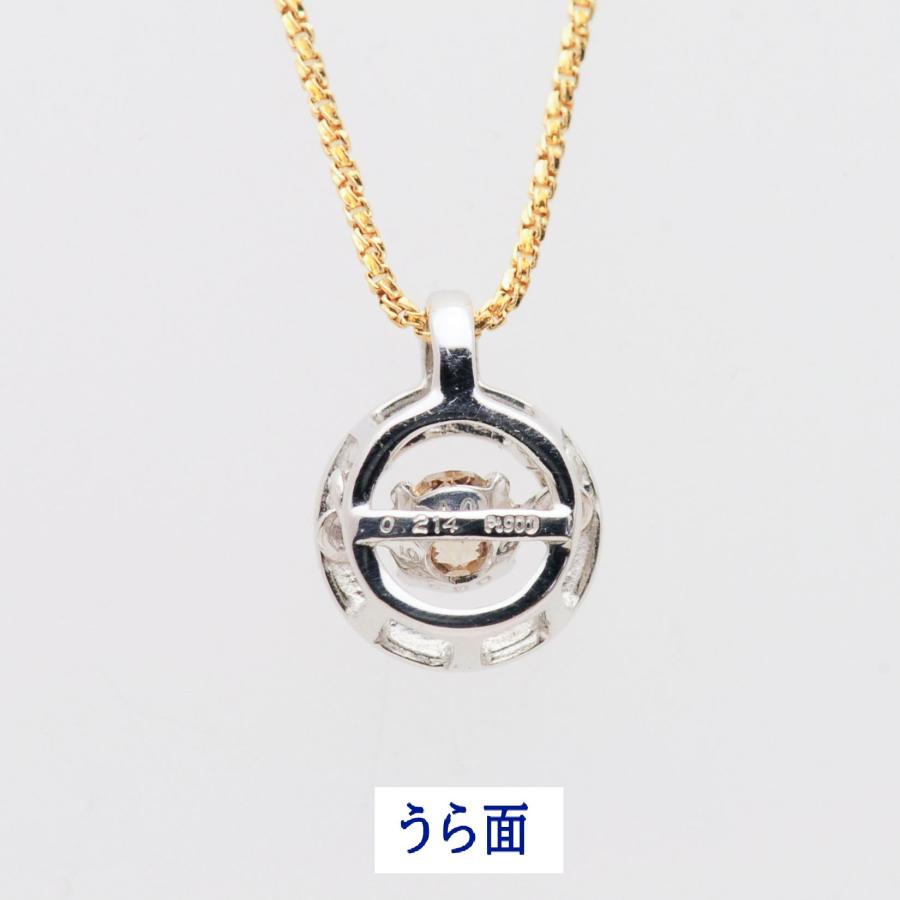 ダンシングストーン  ペンダント 【クロスフォーダイヤモンド】0.214カラット　正規品　 K18ネックレス　天然ダイヤモンド |  | 05