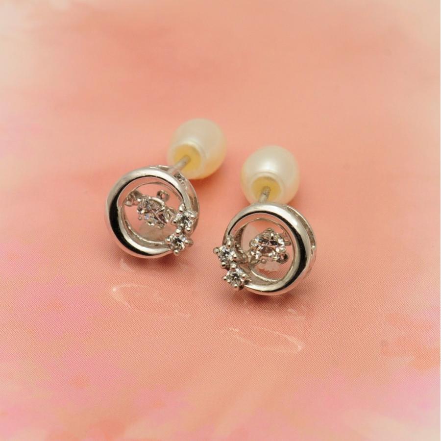 NYE-121 Twilight　ピアス【クロスフォーニューヨーク】正規品  トゥワイライト　ダンシングストーン 　揺れるピアス　シルバー925　キュービックジルコニア |  | 08