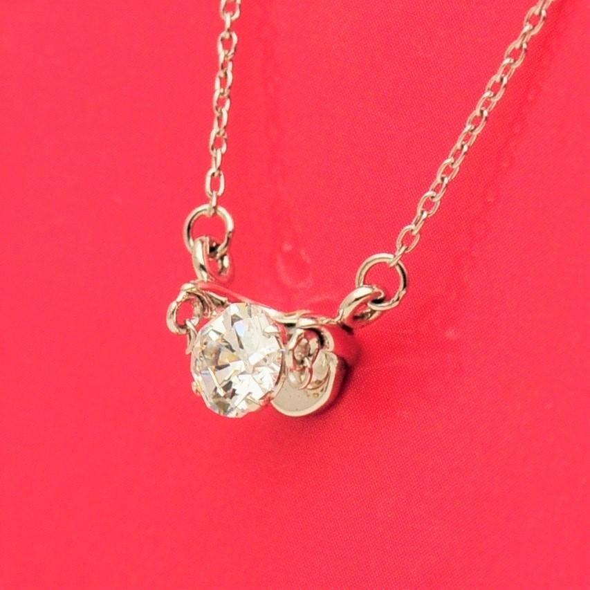 NYP-504 Twinklestud2 【クロスフォーニューヨーク】正規品  トゥンクルスタッド　ダンシングストーン 　揺れるペンダント　シルバーネックレス |  | 01