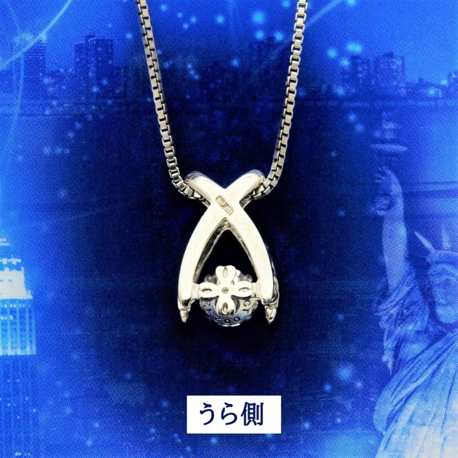 NYP-550 Jupiter【クロスフォーニューヨーク】正規品 ジュピター　ダンシングストーン 　揺れるペンダント　シルバーネックレス |  | 03