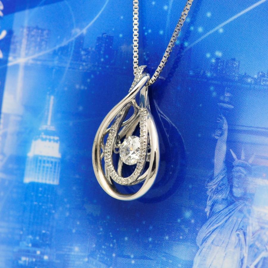 NYP-559 D-Drops 【クロスフォーニューヨーク】正規品 ディードロップス　ダンシングストーン  揺れるペンダント　シルバーネックレス |  | 01