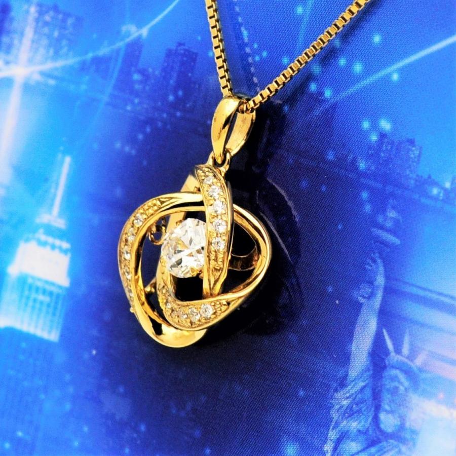 NYP-587 Loop1金色 【クロスフォーニューヨーク】正規品 ループ1　ダンシングストーン 　揺れるペンダント　シルバーネックレス |  | 01