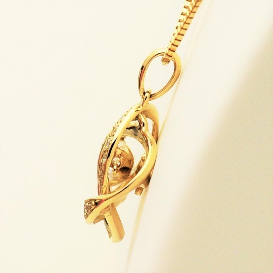 NYP-587 Loop1金色 【クロスフォーニューヨーク】正規品 ループ1　ダンシングストーン 　揺れるペンダント　シルバーネックレス |  | 02