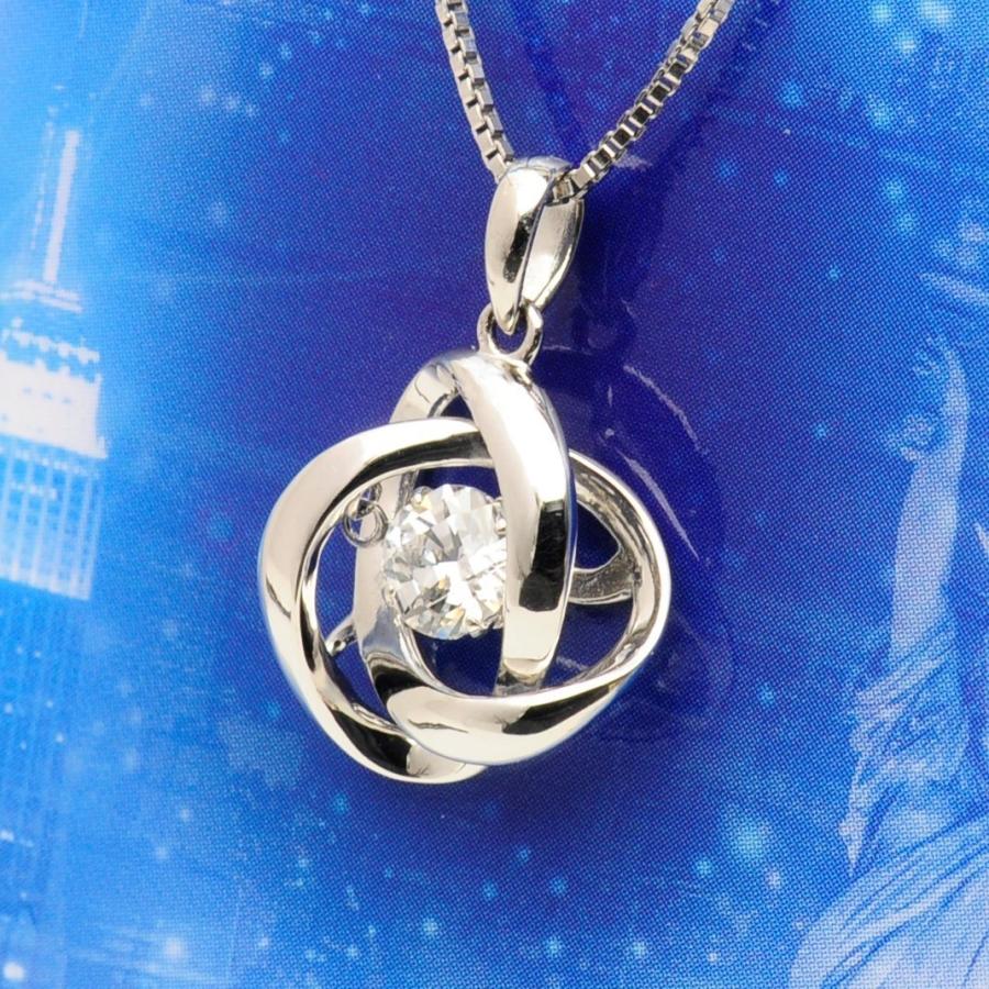 NYP-588 Loop2【クロスフォーニューヨーク】正規品 ループ2　ダンシングストーン 　揺れるペンダント　シルバーネックレス |  | 01