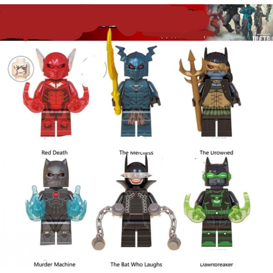 バットマン ダークナイト メタル ミニフィグ 6体セット レゴ互換 バットマン ダークナイト メタル ミニフィグ 6体セット レゴ互換
