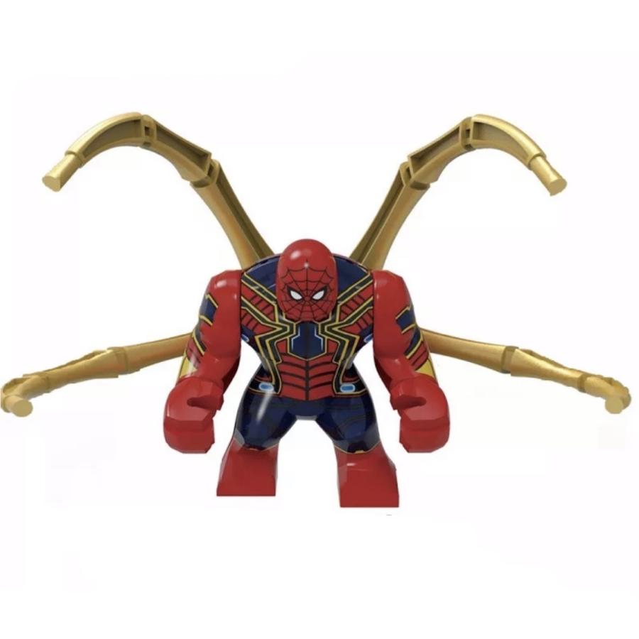 スパイダーマン2 フィギュア 4体セット スパイダーマン 大きなフィギュア 4体セット 約7cm レゴ互換